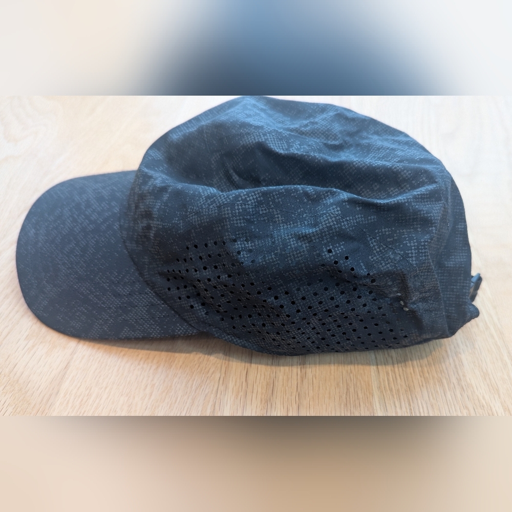 Athleta Black Perforated Hat